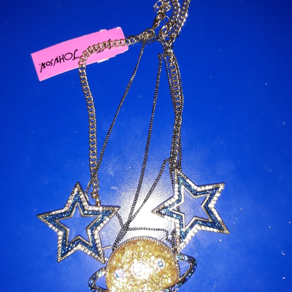 Star and planet Necklace